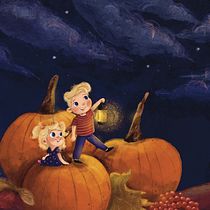 My project for course: Children’s Illustration with Procreate: Paint Magical Scenes. Ilustração digital, Ilustração infantil, Pintura digital, e Álbum ilustrado projeto de Joanna Sutkowska - 13.10.2023