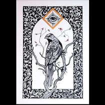 Mi proyecto del curso: Ilustración realista de pájaros con elementos creativos. Pencil Drawing, Drawing, Ink Illustration, and Naturalistic Illustration project by Celina Saavedra - 10.09.2023