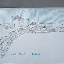 Mi proyecto del curso: Diario ilustrado: llena tu sketchbook de vivencias. Traditional illustration, Sketching, Drawing, Sketchbook & Ink Illustration project by CARLOS KAFFURE - 10.13.2023