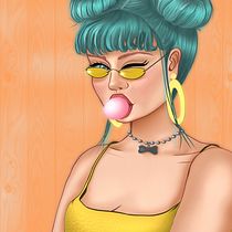 Mi proyecto del curso: Retrato de personajes femeninos con Procreate. Projekt z dziedziny Trad, c, jna ilustracja, Ilustracja c, frowa, R, sunek c i frow użytkownika María Belén Chico Quintana - 13.10.2023