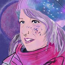 Mi proyecto del curso: Retrato ilustrado con Procreate. Projekt z dziedziny Trad, c, jna ilustracja, Grafika wektorowa, Ilustracja c, frowa i Portret użytkownika Damar Parker - 14.10.2023