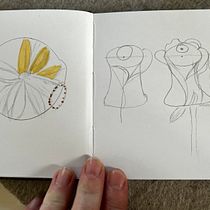 Mijn project van de cursus: Het botanische sketchbook: een meditatieve benadering Ein Projekt aus dem Bereich Traditionelle Illustration, Skizzenentwurf, Zeichnung, Aquarellmalerei, Botanische Illustration und Sketchbook von Sandra Hof - 14.10.2023
