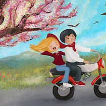 Mein Abschlussprojekt für den Kurs: Kinderbuchillustrationen in Procreate: Male magische Szenerien. Ilustração digital, Ilustração infantil, Pintura digital, e Álbum ilustrado projeto de Melissa Richter - 14.10.2023