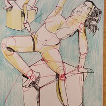 Mi proyecto del curso: Dibujo de la figura humana en poses expresivas. Fine Arts, Sketching, Drawing, Sketchbook, and Figure Drawing project by manuelreynoso2006 - 10.11.2023