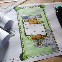 Mój projekt z kursu: Wprowadzenie do projektowania krajobrazu. Un projet de Design d'intérieur, Pa, sagisme, Illustration architecturale , et Design d'espace de Maciej Cudowski - 14.10.2023