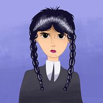 Meu projeto do curso: Criação de retratos estilizados com seu próprio estilo Ein Projekt aus dem Bereich Design von Figuren, Zeichnung, Porträtzeichnung und Digitale Zeichnung von macsmotog - 12.10.2023