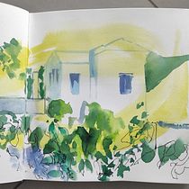 Mein Abschlussprojekt für den Kurs: Moderne Urban Sketching-Techniken in Mixed Media Ein Projekt aus dem Bereich Traditionelle Illustration, Malerei, Architektonische Illustration und Illustration mit Tinte von bibinow - 12.10.2023