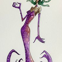 Mi proyecto del curso: Diseño de personajes expresivos con acuarela y pluma estilográfica. Un projet de Illustration traditionnelle, Conception de personnages, Peinture, Esquisse , Dessin, Aquarelle, Stor, telling, Dessin artistique, Illustration jeunesse , et Narration de Daniel Ramos Garcia - 15.10.2023