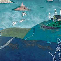 Mi proyecto del curso: Ilustración creativa: juega con materiales inesperados . Traditional illustration, Fine Arts, Painting, Creativit, and Sketchbook project by Damar Parker - 10.16.2023