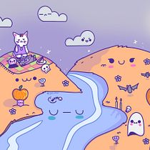 Mi proyecto del curso: Diseño de mundos kawaii: crea ilustraciones alegres. Character Design, Digital Illustration, and Manga project by Julieta Benabarre González - 10.16.2023