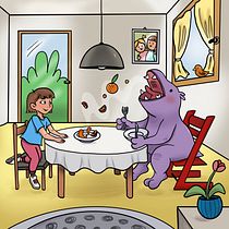 Il mio progetto del corso: Creazione di personaggi per racconti per bambini con Procreate. Projekt z dziedziny Trad, c, jna ilustracja, Projektowanie postaci, Ilustracja c, frowa, Ilustracje dla dzieci, R, sunek c i frow użytkownika Francesca Giudici - 17.10.2023