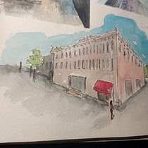 Il mio progetto del corso: Disegno architettonico con acquerello e inchiostro. Esboçado, Desenho, Pintura em aquarela, Ilustração arquitetônica, Sketchbook e Ilustração com tinta projeto de Cristiana Censi - 13.12.2023