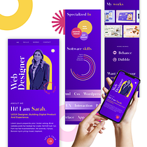 Il mio progetto del corso: Web design no-code con Elementor e Wordpress. Un proyecto de Diseño Web, Gestión del Portafolio, Diseño de apps y Diseño de producto digital de Sarah Cappelli - 17.10.2023