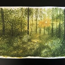 Golden woodland. Un projet de Peinture , et Aquarelle de cd9bx4yjc6 - 17.10.2023