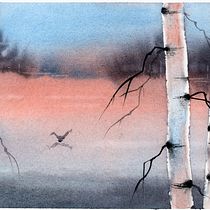 My project for course: Atmospheric Landscapes in Watercolor  Ein Projekt aus dem Bereich Bildende Künste, Malerei und Aquarellmalerei von Lyle Lloyd - 17.10.2023