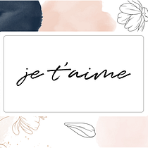 je t'aime. Graphic Design, Floral, Plant Design, and Events project by Adriana Santos - 10.15.2023