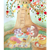 Mon projet du cours : Peignez des mondes imaginaires et naturels à la gouache. Character Design, Painting, Drawing, Children's Illustration, and Gouache Painting project by melie - 10.17.2023
