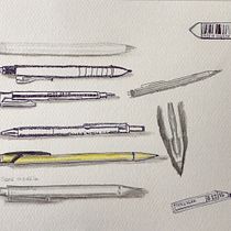 Mon projet du cours : L’art du sketching : transformez vos esquisses en œuvres d’art. Un projet de Illustration traditionnelle, Dessin au cra, on, Dessin , et Carnet de croquis de Dominique Rombaut - 17.10.2023