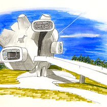 My project for course: Expressive Architectural Sketching with Colored Markers. Sketching, Drawing, Architectural Illustration, Sketchbook & Ink Illustration project by Alexander Shvets - 10.17.2023