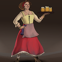 My project for course: Concept Art: Character Design & Worldbuilding Ein Projekt aus dem Bereich Traditionelle Illustration, Design von Figuren, Digitale Illustration, Concept Art, Digitale Zeichnung und Digitale Malerei von Iveta Aleksiukaitytė - 16.10.2023