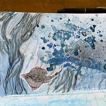 Christine Discoe-Baja Sur Journey . Ilustração tradicional, Artes plásticas, Esboçado, Desenho, e Sketchbook projeto de cdiscoe - 18.10.2023