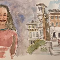 My project for course: Artistic Watercolor Sketching: Dare to Express Your Ideas. Ilustração tradicional, Esboçado, Criatividade, Desenho, Pintura em aquarela, e Sketchbook projeto de y7dfcnx8rv - 18.10.2023