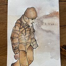 Mon projet du cours : Croquis de personnages à l'aquarelle Ein Projekt aus dem Bereich Skizzenentwurf, Aquarellmalerei und Anatomische Zeichnung von Ginela - 18.10.2023