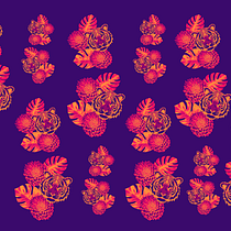Mi proyecto del curso: Diseño de estampados para superficies textiles con Photoshop Ein Projekt aus dem Bereich Traditionelle Illustration, Design von Garderoben, Musterdesign, Modedesign, Digitale Illustration und Design von Yessica Juarez Villa - 20.10.2023