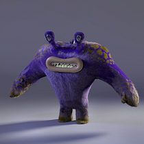 Il mio progetto del corso: Creazione di peli 3D con XGen di Maya. 3D, Modelagem 3D, Design de personagens 3D, e 3D Design projeto de Michela Galante - 20.10.2023