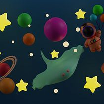 My project for course: 3D Character Creation in Blender Ein Projekt aus dem Bereich 3D, Design von Figuren, 3-D-Modellierung, Design von 3-D-Figuren und 3-D-Design von Tamas Miko - 19.10.2023