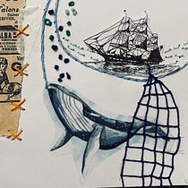 Mi proyecto del curso: Técnicas de bordado experimental sobre papel Ein Projekt aus dem Bereich Bildende Künste, Stickerei und Textildesign von ROSA G - 21.10.2023