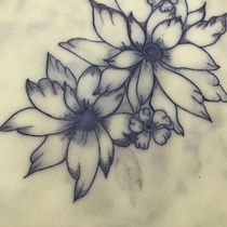 Mi proyecto del curso: Tatuaje botánico con puntillismo. Ilustração tradicional, Desenho de tatuagens e Ilustração botânica projeto de Luis David Galicia Cervera - 21.10.2023
