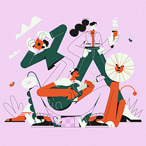 My project for course: Character Exploration for Expressive Illustration. Traditional illustration, Character Design, Drawing, and Digital Illustration project by Alina Berzhynska - 10.21.2023