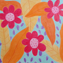 Mi proyecto del curso: Patrones botánicos en sketchbook: conquista la página en blanco. Ilustração tradicional, Pattern Design, Ilustração botânica, e Sketchbook projeto de María José Pardo - 19.10.2023