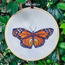 Meu projeto do curso: Técnicas de bordado realista. Traditional illustration, Embroider, and Textile Design project by thaisbrm - 10.22.2023