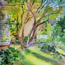 My project for course: Dreamy Watercolor Landscapes: Paint with Light. Un projet de Peinture , et Aquarelle de NANCY POLO - 21.10.2023
