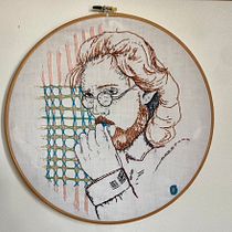 My project for course: Creation of Embroidered Portraits. Un projet de Broderie , et Design textile de Lorrie Vancouver - 18.01.2022
