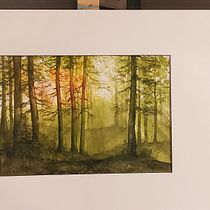 My project for course: Dreamy Watercolor Landscapes: Paint with Light. Un projet de Peinture , et Aquarelle de Cheryl Grosso - 23.10.2023