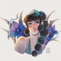 My project for course: Cartoon-Style Character Portraits with Procreate. Character Design, Digital Illustration, Digital Drawing, and Digital Painting project by Pola Green - 10.23.2023