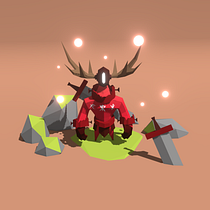 Mi proyecto del curso: Modelado de personajes low poly para videojuegos Ein Projekt aus dem Bereich 3D, 3-D-Modellierung, Videospiele, Design von 3-D-Figuren und Design für Videospiele von Yeferson Sebastian Raba Gonzalez - 23.10.2023