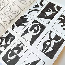 My project for course: Experimental Techniques for Graphic Design Solutions. Design, e Design gráfico projeto de Yulya Nikolaieva - 23.10.2023