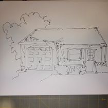 My project for course: Expressive Architectural Sketching with Colored Markers. Sketching, Drawing, Architectural Illustration, Sketchbook & Ink Illustration project by flamingeyeballgraphics - 10.24.2023