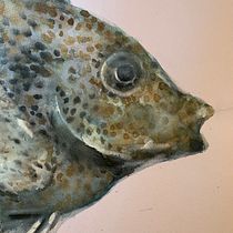 Mój projekt z kursu: Ilustracja morskich głębi w akwareli Ein Projekt aus dem Bereich Aquarellmalerei, Traditionelle Illustration, Malerei und Naturalistische Illustration von Aneta Kura-Majek - 24.10.2023