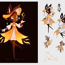 My project for course: Fantasy Character Design in Procreate Ein Projekt aus dem Bereich Design von Figuren, Digitale Illustration, Digitale Zeichnung, Digitale Malerei und Traditionelle Illustration von Arlette Charles - 23.10.2023