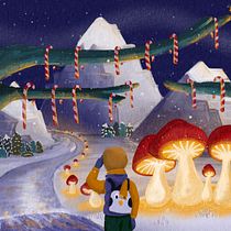 Mein Abschlussprojekt für den Kurs: Kinderbuchillustrationen in Procreate: Male magische Szenerien. Ilustração digital, Ilustração infantil, Pintura digital, e Álbum ilustrado projeto de marie_c_1 - 24.10.2023