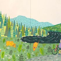 Mijn project van de cursus: Gouache illustraties voor je reisschetsboek. Un progetto di Pittura, Disegno, Sketchbook e Pittura gouache di Meike Duineveld - 25.10.2023