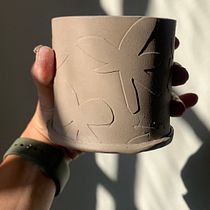 My project for course: Stamp Making for Textured Pottery. Arts, Crafts, Fine Arts, Decoration, Ceramics, and DIY project by katemade - 10.11.2023