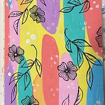 My project for course: Botanical Patterns in a Sketchbook: Conquer the Blank Page. Ilustração tradicional, Pattern Design, Ilustração botânica, e Sketchbook projeto de neva.limones - 23.10.2023