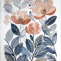 Mi proyecto del curso: Acuarela floral: conecta con la naturaleza. Ilustração tradicional, Pintura, Pintura em aquarela e Ilustração botânica projeto de brendagarram - 28.10.2023