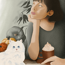 Mon projet du cours : Portraits fantaisistes sur Procreate. Un progetto di Illustrazione tradizionale, Illustrazione digitale e Pittura digitale di jobabbb - 28.10.2023